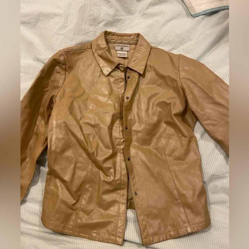 Kathy Ireland leather jacket